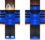 blue hoodie boy