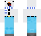 blue snowman