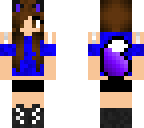 blue wolf girl