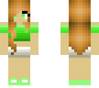 cute green girl