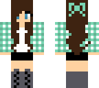 cute plaid girl