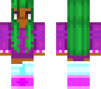 green haired girl fixed
