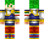 green haired goku