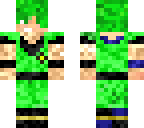 green haired saiyan