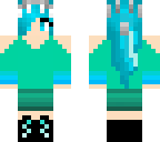 long hair sea girl