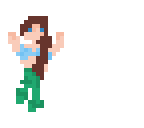 mermaid pixelart