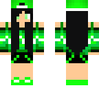 music girl neon green