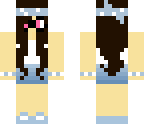 nerd brunette girl
