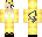 pikachu girl blond ombre hair