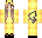 pikachu girl brown ombre hair