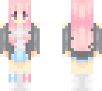 pink hair girl