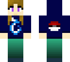 pokemon trainer girl dragonair pokeball casual