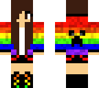 rainbow creeper girl