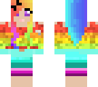 rainbow girl
