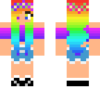 rainbow girl