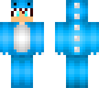 robo657 dino costume blue