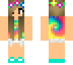 tye dye girl