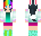 update itsfunneh with rainbow bangs