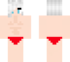 albino swim man