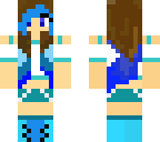 blue cute girl
