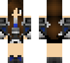 blue warrior girl