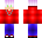 boy with red hoodie