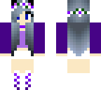 cool purple girl