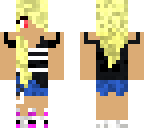 cosuin done a minecraft skin xd