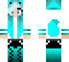 cute blue girl