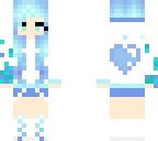 cute blue girl