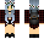 flannel w flower crown n backpack