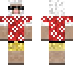 hawaiian shirt sheep white