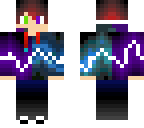 purple blue waves