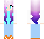 purple haired teen