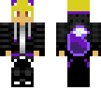 purple wolf boy