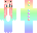 rainbow dino girl