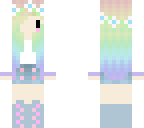 rainbow pastel goth