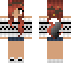 red haired fox girl leave crown