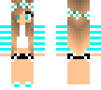 teal flower girl