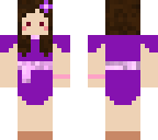 the purple suit