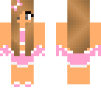 a pink