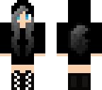 black wolf girl