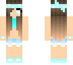 blue bandanna girl