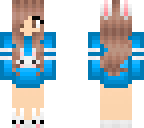 blue bunny girl