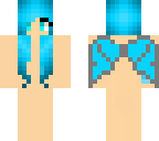blue dragon girl base