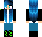 blue girl