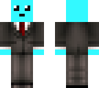 blue in a suit