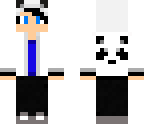 boy wearing a panda sweater