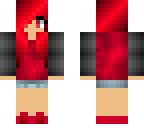 casual red girl