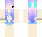 chibi pastel bathing suit